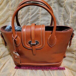 Dooney and Bourke Florentine Toscana Side Zip Satchel
